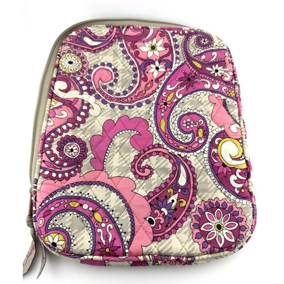 Vera Bradley E-reader/iPad sleeve Paisley meets Plaid retired pattern - Picture 4 of 6